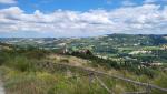 von einem Panorama Aussichtspunkt, geniessen wir eine traumhafte Aussicht auf Brisighella...