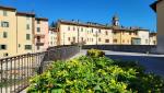 über eine Brücke die den Fluss Montone überspannt, verlassen wir Rocca San Casciano