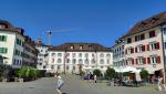 in der Altstadt von Rapperswil ist die Wanderung zu Ende