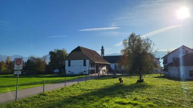 bei schönstem Wetter erreichen wir das Zisterzienserkloster Mariazell 12. Jhr. in Wurmsbach