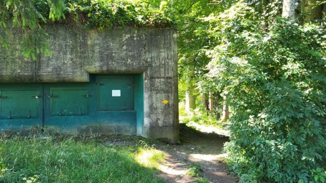 auch hier oben hat es Bunker vom 2.Weltkrieg