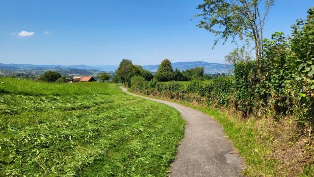 die Gegend die wir durchlaufen gefällt uns sehr