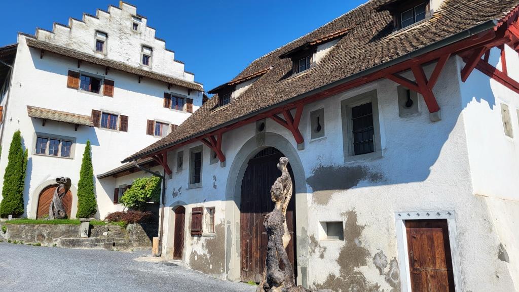 im Dorfkern von Richterswil finden sich viele gut erhaltene Fachwerkhäuser