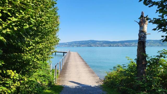 ...nicht etwa am, sondern direkt auf dem Wasser