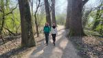 diese Etappe wird besonders schön, denn unsere Freunde wandern heute mit