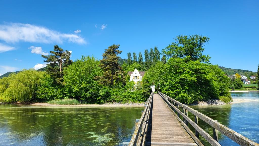 die Insel Werd ist seit über 1200 Jahren ein christlicher Andachtsort