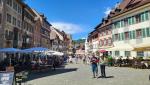 ...und zeitgleich Stein am Rhein wo die heutige Etappe endet