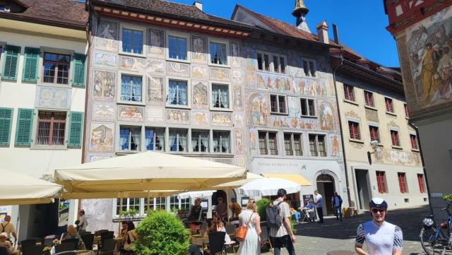 Stein am Rhein zeigt sich mit seinen prachtvoll bemalten Fassaden von seiner schönsten Seite