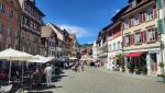 die Altstadt von Stein am Rhein mit seinen farbenfrohen Fachwerkhäusern gefällt uns sehr
