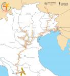22 km - 580m Aufstieg - 600m Abstieg - max. Höhe 849 m.ü.M. - min. Höhe 557 m.ü.M. - 6 1/4 Std.