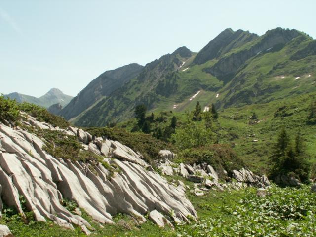 Blick vom Sattel Richtung Höchst