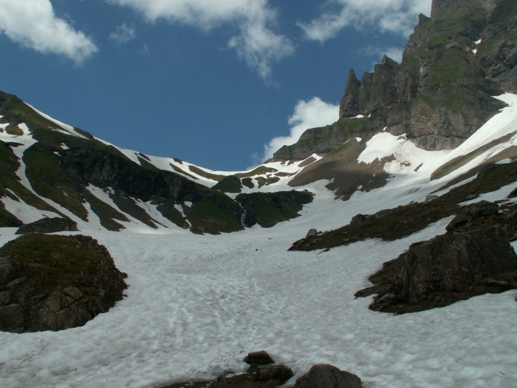 Blick zum Surenenpass von der Urnerseite