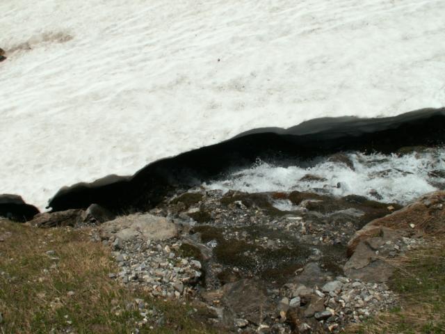 Altschneefelder können heimtückisch sein