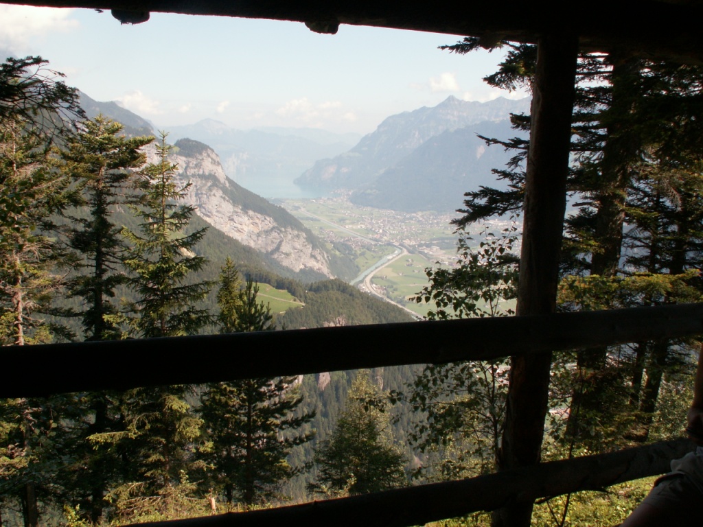 Blick von Vorder Schattig auf Altdorf und Urnersee