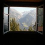 Blick vom Schlaffzimmer des Berggasthaus Alpenblick