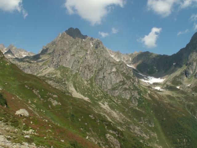 Blick zurück auf die Intschialp