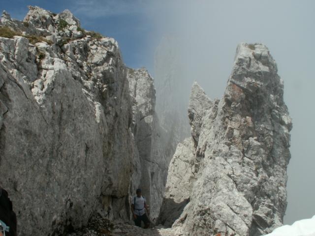 Passage auf dem Lisengrat