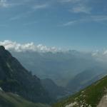 Blick Richtung Toggenburg mit Churfirsten Kette