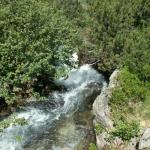 oberhalb dem Wasserfall