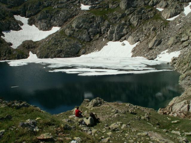 der Leidsee mit Eis