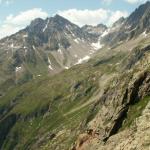 Blick vom Leidseepass Richtung Leutschachhütte