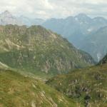 Leutschachtal im Hintergrund Windgällen - Gross Düssi - Oberalpstock