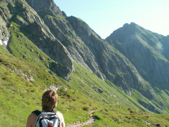 Blick Richtung Langchälengrätli