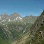 Blick zurück zur Leutschachhütte