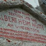 Albert Heim Hütte 2546 m.ü.M.