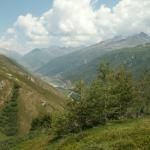 Blick Richtung Andermatt mit Gemsstock