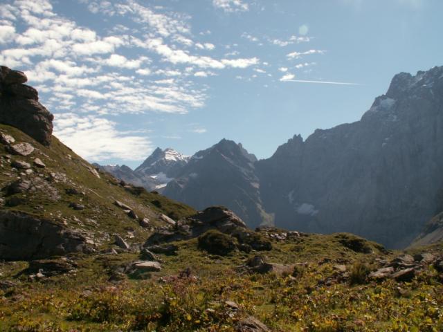 rechts der Gross Ruchen link die Schärhörner