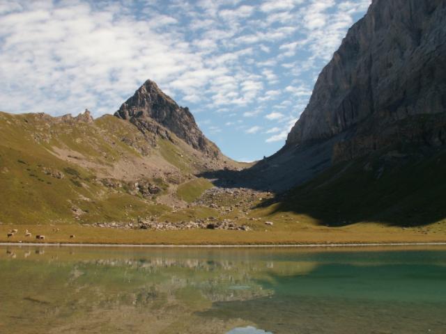 der Seewlisee im Hintergund der Schwarz Stöckli