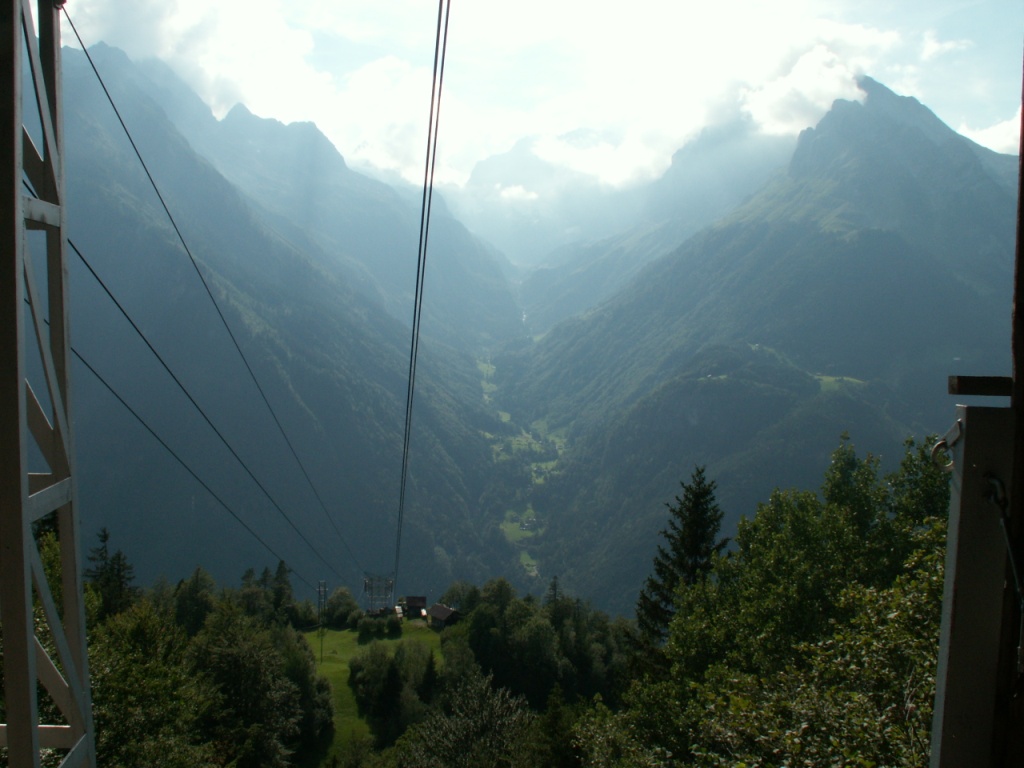 Blick Richtung Erstfelder Tal