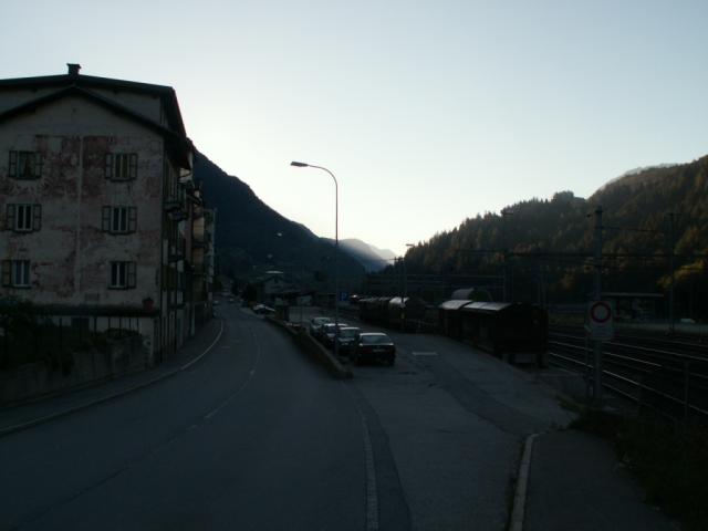 Airolo morgens um 8:00 Uhr