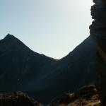 Passo del Narèt noch im Schatten