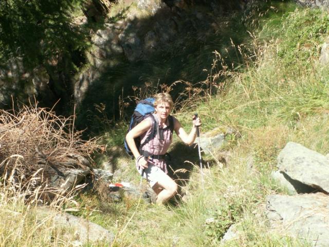 die Ri di Scheggia Schlucht überwunden, Achtung bei Regen