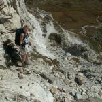 über Dolomitgestein geht's runter zur Alpe Campolungo