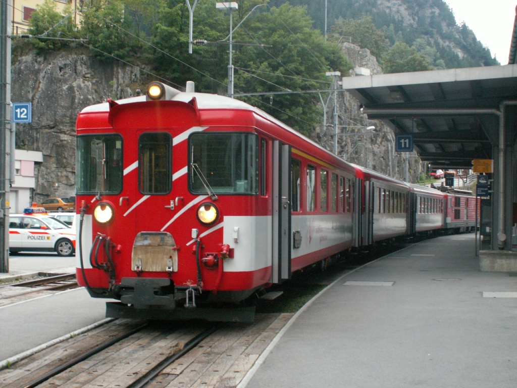 Zug der uns nach Andermatt bringt