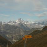 Blick Richtung Walliser Berge