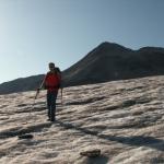 Franco auf dem Witenwasserengletscher