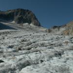 Steine auf dem Gletscher
