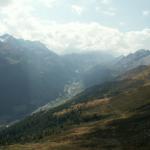 das Bedretto Tal mit Blick Richtung Nufenen Pass