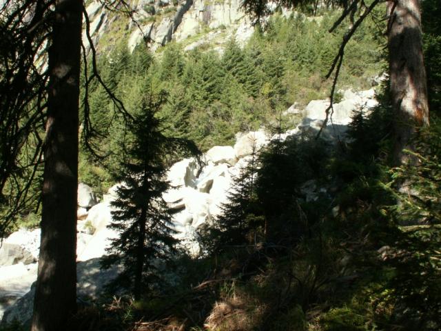 kein Schnee, es ist weisser Granit