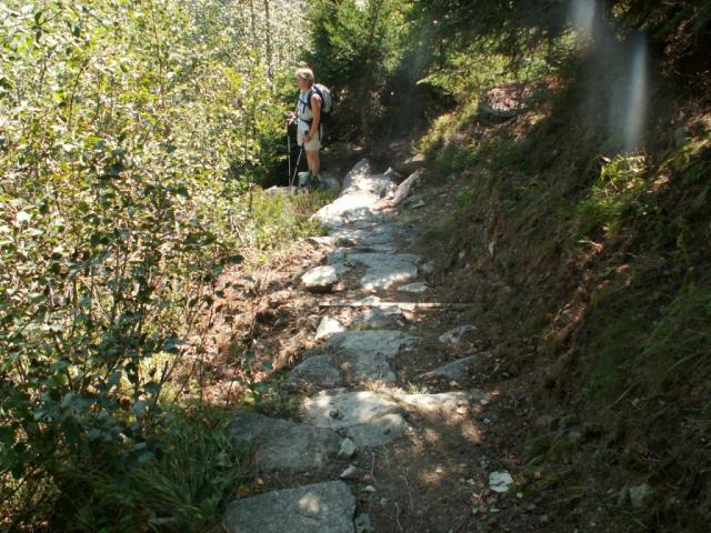 super angelegter Bergweg