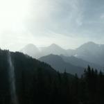 im Hintergrund Eiger, Mönch und Jungfrau