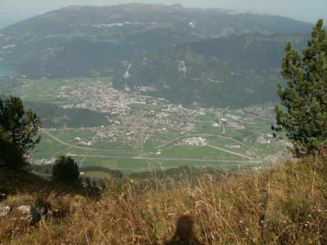 Blick runter nach Interlaken