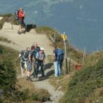 die Wandertafel gibt Auskunft