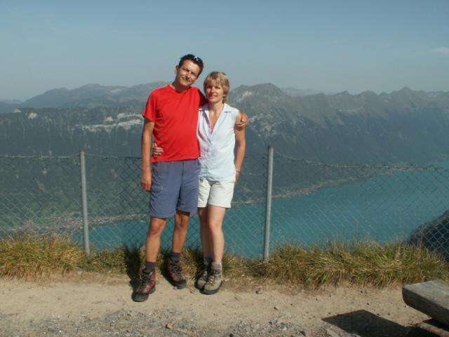 Franco und Mäusi auf dem Oberberghorn