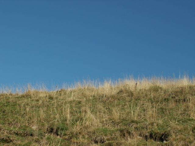 stahlblauer Himmel