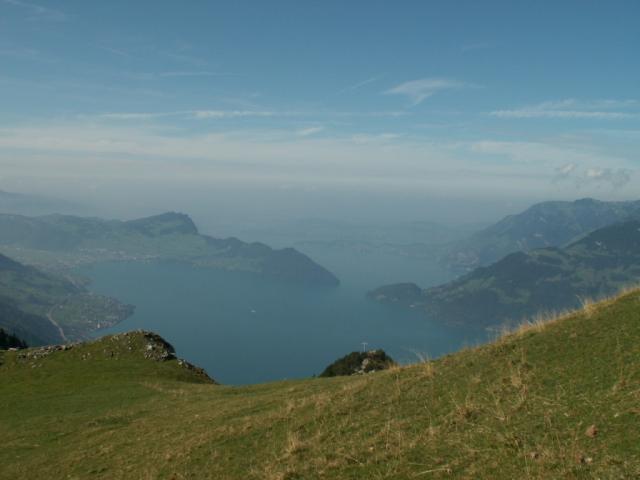 Blick runter zum Vierwaldstättersee